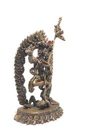 Statue Of Vajravarahi - Dorje Phagmo Yogini Chocolate Oxidized