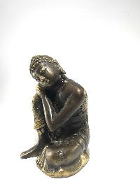Statue Of Resting Buddha Antique Finishing