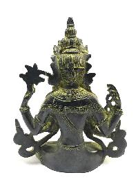 Statue Of Avalokitesvara Antique Finishing