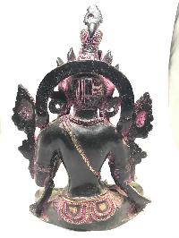 Statue Of Green Tara Double Color Finishing