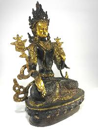 Statue Of White Tara Double Color Finishing