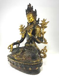 Statue Of White Tara Double Color Finishing