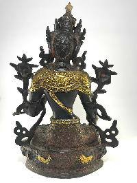 Statue Of White Tara Double Color Finishing