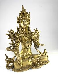 Statue Of White Tara Without Base And Glossy Finishing