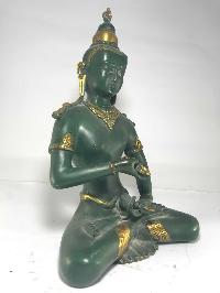 Statue Of Vajrasattva, With [green Color Finishing]
