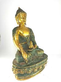 Statue Of Medicine Buddha With Antique Finishing