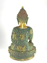 Statue Of Medicine Buddha With Antique Finishing