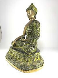 Statue Of Shakyamuni Buddha In Antique Finishing