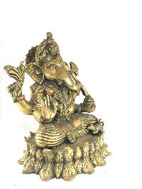 Statue Of Ganesh With Glossy Finishing