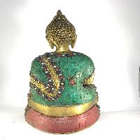 Statue Of Shakyamuni Buddha With [stone Setting]