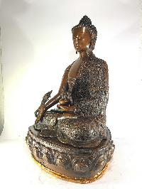 Statue Of Medicine Buddha, With [antique Finishing]