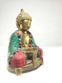 Statue Of Buddha, With [stone Setting]