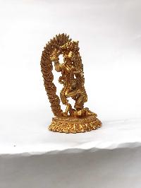 Statue Of Vajravarahi - Dorje Phagmo Yogini, [full Gold Plated]