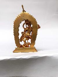 Statue Of Simhamukha Yogini, Senge Dongma, [full Gold Plated]