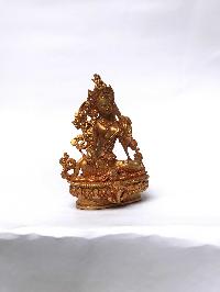 Statue Of Green Tara, [full Gold Plated]