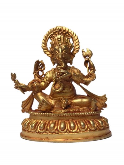 Statue Of Ganesh, [full Gold Plated]