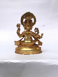 Statue Of Ganesh, [full Gold Plated]