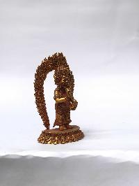 Statue Of Mahakala Panjaranatha Two Arms, [full Gold Plated]