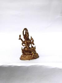 Statue Of Lakshmi, [full Gold Plated]