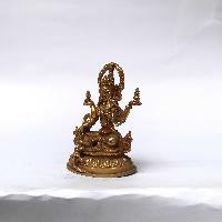 Statue Of Lakshmi, [full Gold Plated]