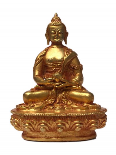 Statue Of Amitabha Buddha, [full Gold Plated]