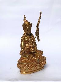 Statue Of Padmasambhava, [full Gold Plated]