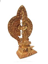 Statue Of Sahasrabhuja Avalokitesvara, [full Gold Plated]