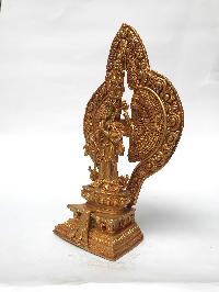 Statue Of Sahasrabhuja Avalokitesvara, [full Gold Plated]