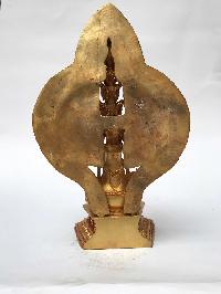 Statue Of Sahasrabhuja Avalokitesvara, [full Gold Plated]