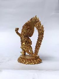 Statue Of Vajrapani [chana Dorje], [full Gold Plated]