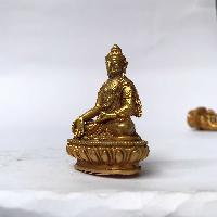 Statue Of Ratnasambhava Buddha, [full Gold Plated]