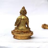 Statue Of Ratnasambhava Buddha, [full Gold Plated]