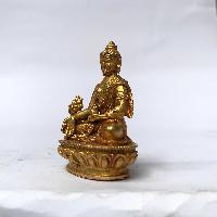 Statue Of Medicine Buddha [full Gold Plated]