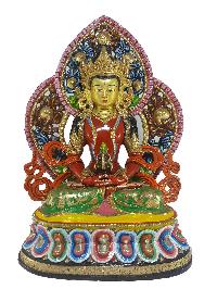 Tibetan Statue Vajrasattva Of In [traditional Color Finishing]