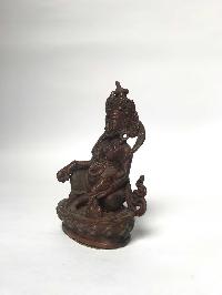 Tibetan Statue Of Yellow Jambhala, [chocolate Oxidized]