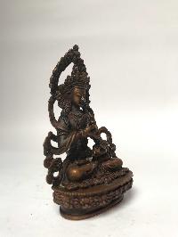 Tibetan Statue Of Vajrasattva, [chocolate Oxidized]