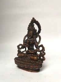 Tibetan Statue Of Vajrasattva, [chocolate Oxidized]