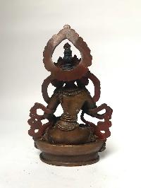 Tibetan Statue Of Vajrasattva, [chocolate Oxidized]