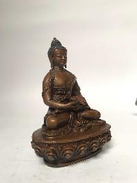 Tibetan Statue Of Amitabha Buddha, [chocolate Oxidized]