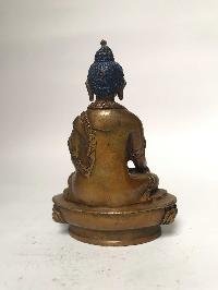 Tibetan Statue Of Shakyamuni Buddha, [chocolate Oxidized]