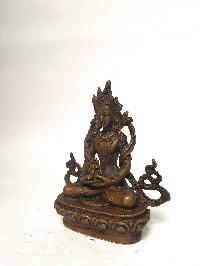 Tibetan Statue Of Amitayus, Aparimita, [chocolate Oxidized], Chepame