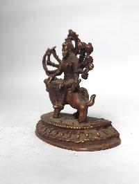 Tibetan Statue Of Durga, [chocolate Oxidized]