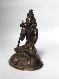 Tibetan Statue Of Shiva, [chocolate Oxidized]