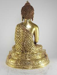 Tibetan Statue Of Shakyamuni Buddha, [glossy Finishing]