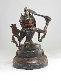 Tibetan Statue Of Manjushri, [antique Finishing]