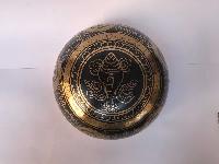 Hand Beaten Singing Bowls, [vairocana Buddha Carved], [good Quality]