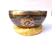 Hand Beaten Singing Bowls, [green Tara Carved], [good Quality]