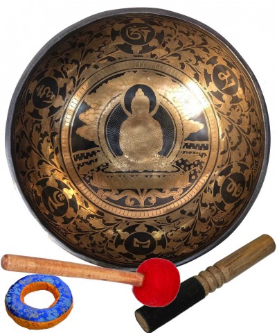 Hand Beaten Singing Bowls, [buddha Carved], [good Quality]