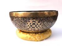 Hand Beaten Singing Bowls, [buddha Carved], [good Quality]