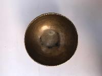 Hand Beaten Full Moon Singing Bowl Antique Finishing